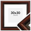 Ramme Old Retro 30x30 cm - Passepartout Hvid 20x20 cm