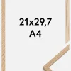 Ramme Oslo Akrylglas Eg 21x29,7 cm (A4)