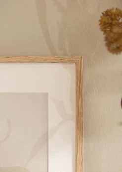 Ramme Oslo Eg 30x30 cm - Passepartout Hvid 20x20 cm