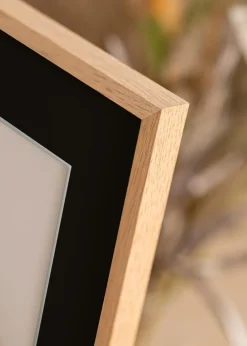 Ramme Oslo Eg 70x100 cm - Passepartout Sort 24x36 inches