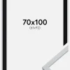 Ramme Oslo Hvid 70x100 cm - Passepartout Sort 62x93 cm