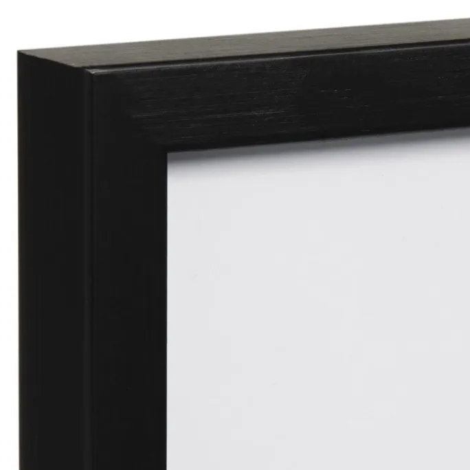 Ramme Oslo Sort 40x50 cm - Passepartout Hvid 12x16 inches