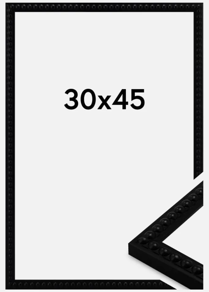 Ramme Perla Akrylglas Sort 30x45 cm