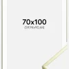 Ramme Poster Frame Aluminum Gold 70x100 cm - Passepartout Hvid 24x36 inches