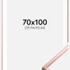 Ramme Poster Frame Aluminum Rosaguld 70x100 cm - Passepartout Hvid 24x36 inches