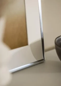 Ramme Poster Frame Aluminum Sølv 70x100 cm - Passepartout Hvid 24x36 inches