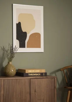 Ramme Poster Frame Aluminum Sølv 70x100 cm - Passepartout Hvid 24x36 inches