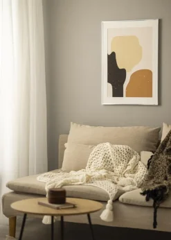 Ramme Poster Frame Aluminum Sølv 70x100 cm - Passepartout Hvid 61x91,5 cm