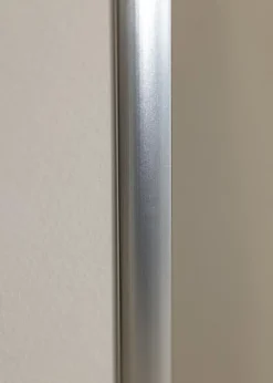Ramme Poster Frame Aluminum Sølv 70x100 cm - Passepartout Hvid 60x90 cm