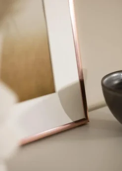 Ramme Poster Frame Aluminum Rosaguld 70x100 cm - Passepartout Hvid 61x91,5 cm