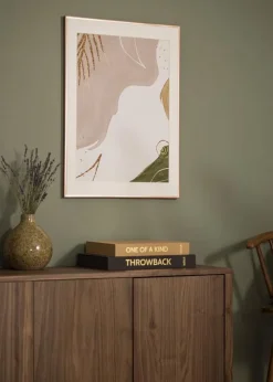 Ramme Poster Frame Aluminum Rosaguld 70x100 cm - Passepartout Hvid 60x90 cm