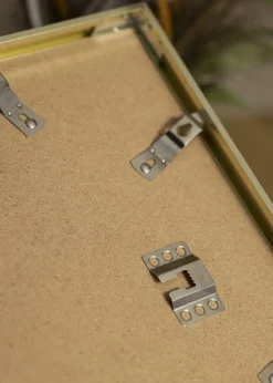 Ramme Poster Frame Aluminum Gold 70x100 cm - Passepartout Hvid 61x91,5 cm