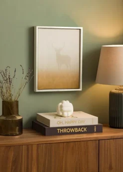 Ramme Ra Svæveramme Hvid/Sølv - Valgfri Størrelse (svæveramme)