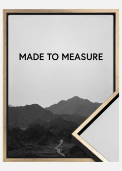 Ramme Ra Svæveramme Sort/Guld - Valgfri Størrelse