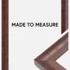 Ramme Ribe Brun Rotfanér - Valgfri Størrelse (Plexiglas)