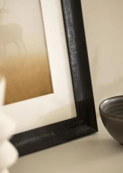 Ramme Ribe Svart Rotfanér - Valgfri Størrelse (Plexiglas)