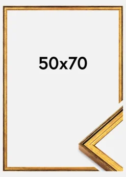 Ramme Ringa Akrylglas Guld 50x70 cm