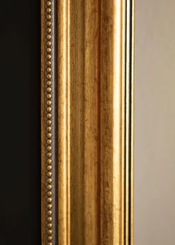 Ramme Rokoko Guld 15x20 cm - Passepartout Sort 4x6 inches
