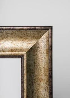 Ramme Saltsjöbaden Antikguld 40x60 cm - Passepartout Hvid 32,9x48,3 cm (A3+)