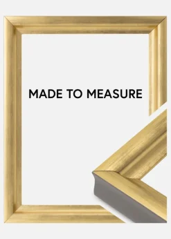 Ramme Sandarne Guld - Valgfri Størrelse (Plexiglas)