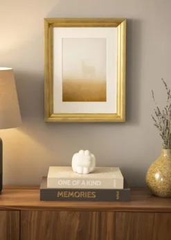 Ramme Sandarne Guld - Valgfri Størrelse (Plexiglas)