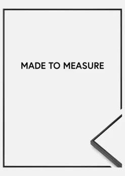 Ramme Sandhamn Sort - Valgfri Størrelse (Plexiglas)