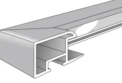 Ramme Åsarna Hvid - Valgfri Størrelse (Plexiglas)
