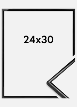 Ramme Scandi Akrylglas Sort 24x30 cm