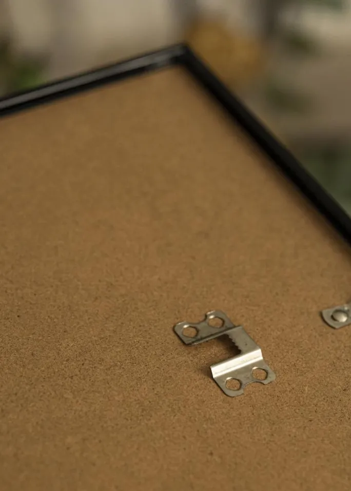 Ramme Scandi Mat Sort 42x70 cm - Passepartout Hvid 33x60 cm