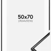 Ramme Scandi Sort 50x70 cm - Passepartout Hvid 16x24 inches