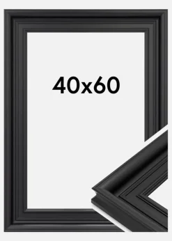 Ramme Scarborough Akrylglas Sort 40x60 cm