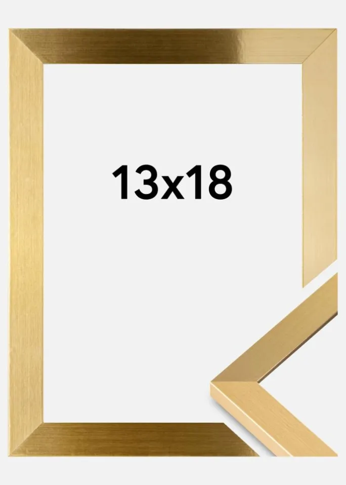 Ramme Selection Akrylglas Guld 13x18 cm