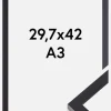 Ramme Selection Akrylglas Sort 29,7x42 cm (A3)