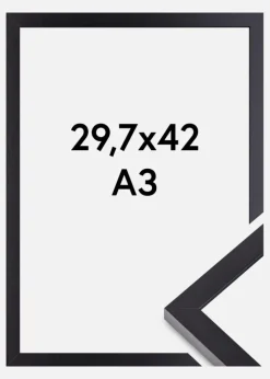 Ramme Selection Akrylglas Sort 29,7x42 cm (A3)