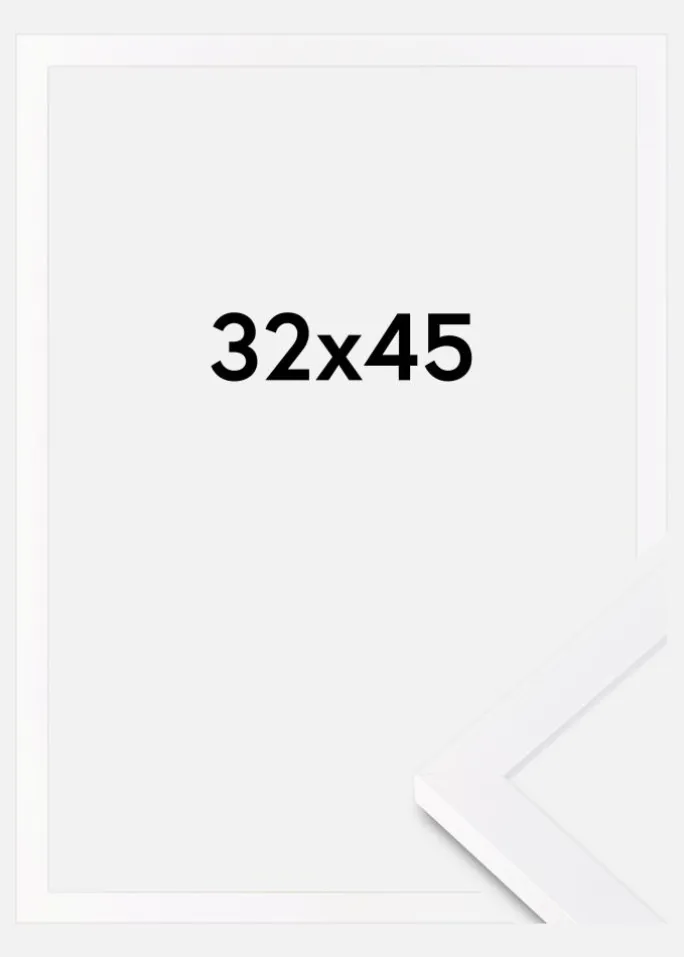 Ramme Selection Akrylglas Hvid 32x45 cm