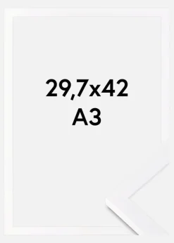 Ramme Selection Akrylglas Hvid 29,7x42 cm (A3)