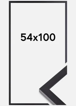 Ramme Selection Akrylglas Sort 54x100 cm