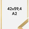 Ramme Selection Akrylglas Guld 42x59,4 cm (A2)