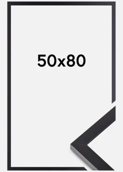 Ramme Selection Akrylglas Sort 50x80 cm