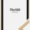 Ramme Selection Eg 70x100 cm - Passepartout Sort 61x91,5 cm