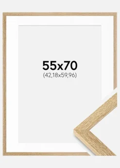 Ramme Selection Eg 55x70 cm - Passepartout Hvid 17x24 inches