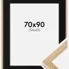 Ramme Selection Eg 70x90 cm - Passepartout Sort 55x70 cm