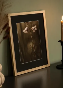 Ramme Selection Eg 60x60 cm - Passepartout Sort 50x50 cm