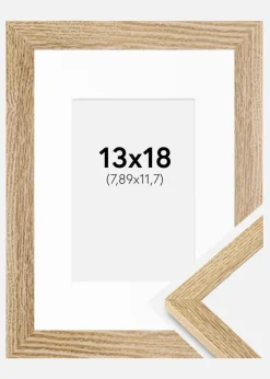 Ramme Selection Eg 13x18 cm - Passepartout Hvid 3,5x5 inches