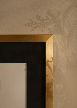 Ramme Selection Guld 60x80 cm - Passepartout Sort 50x70 cm