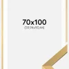 Ramme Selection Guld 70x100 cm - Passepartout Hvid 24x36 inches