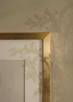 Ramme Selection Guld 42x59,4 cm (A2) - Passepartout Hvid 25x38 cm
