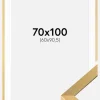 Ramme Selection Guld 70x100 cm - Passepartout Hvid 61x91,5 cm