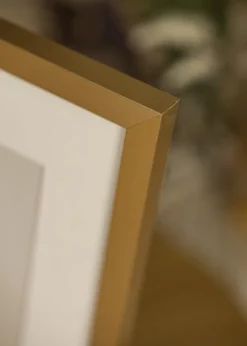 Ramme Selection Guld 13x18 cm - Passepartout Hvid 3,5x5 inches