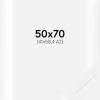 Ramme Selection Hvid 50x70 cm - Passepartout Hvid 42x59,4 cm (A2)